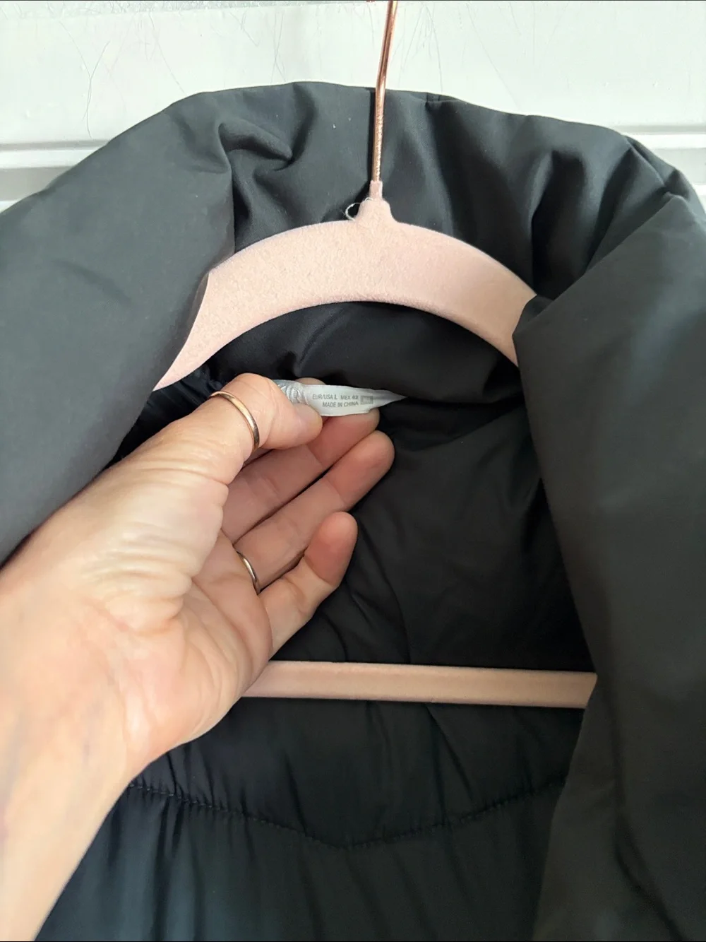 Zara Men’s Long Thick Puffer Coat